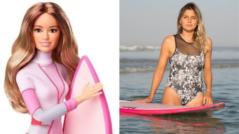 Surfista e ativista Maya Gabeira está na nova coleção de mulheres inspiradoras da Barbie﻿