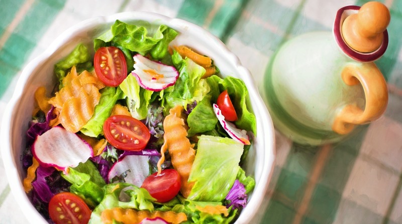 prato de salada - alimentação saudável