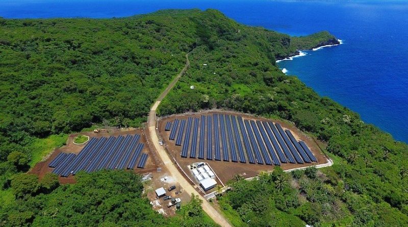 Toda energia usada em ilha no arquipélago de Samoa vem de painéis solares