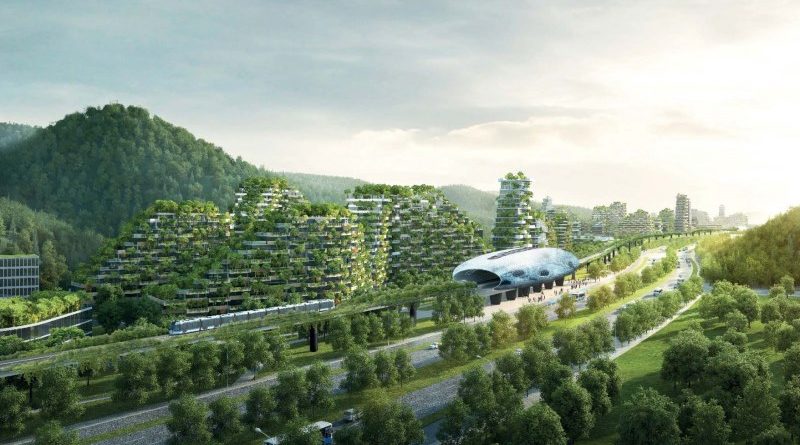 Cidade “floresta” chinesa terá 40 mil árvores e 1 milhão de plantas