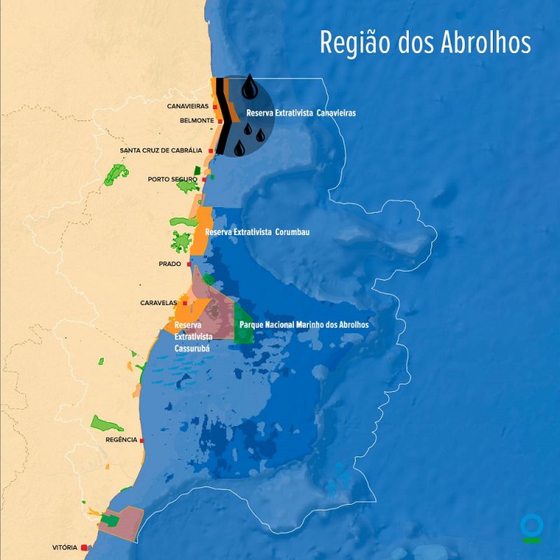 Mancha de óleo chegou a Abrolhos, maior banco de biodiversidade marinha do Atlântico Sul