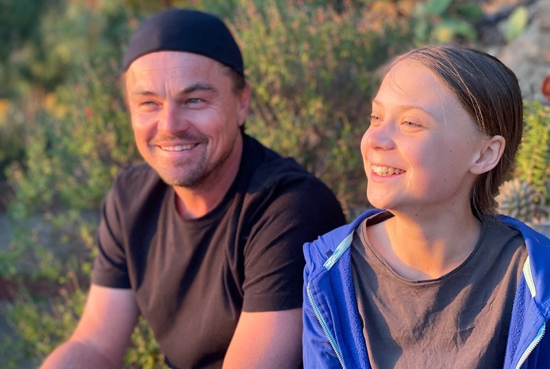 Greta e DiCaprio: o encontro de dois guerreiros pelo clima
