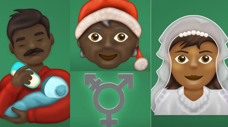 Novos emojis contemplam maior diversidade de gêneros e raças