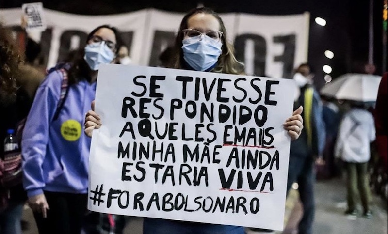 Mais de 500 mil mortos por covid-19, vacina, fome e desemprego levam milhares de brasileiros às ruas contra o governo Bolsonaro