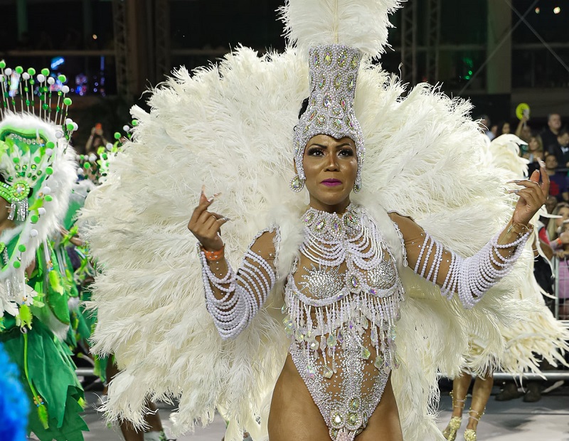 Fantasias de carnaval com penas e plumas? Só se forem artificiais e reutilizáveis