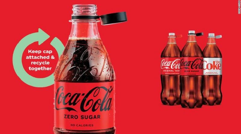 Com tampa que não solta da garrafa, Coca-Cola quer reduzir impacto ambiental e promover reciclagem