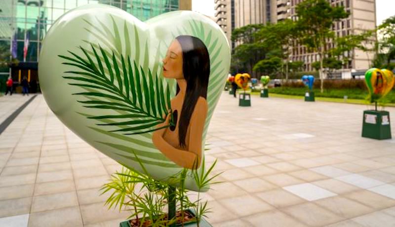 'Big Heart Parade': exposição de esculturas a céu aberto, em São Paulo, alerta para a destruição da Mata Atlântica