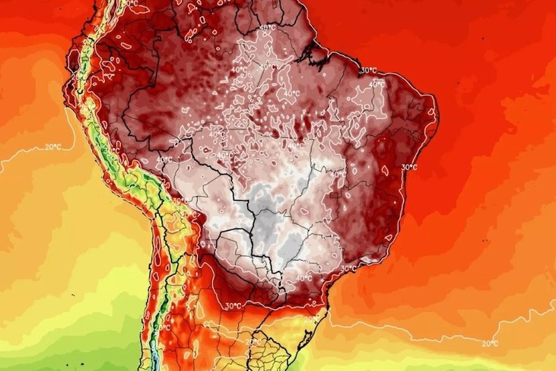 Brasil terá onda de calor extremo em todas as regiões\