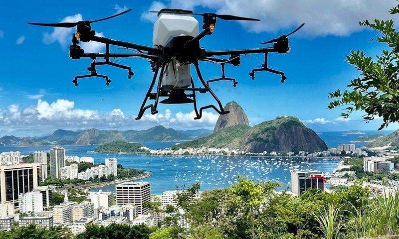 Drone e inteligência artificial ajudarão no reflorestamento de áreas do Rio de Janeiro 