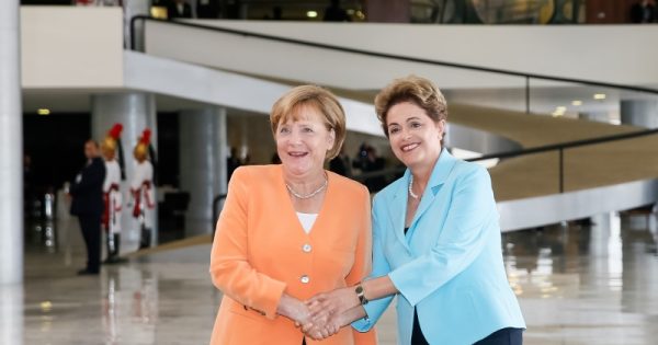 angela merkel e dilma rousseff em brasilia