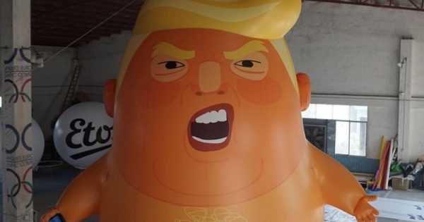 Londres vai receber Trump com balão gigante inflável de bebê chorão