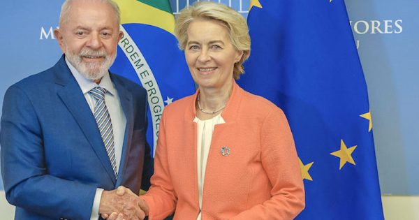 23.09.2024 - Presidente da República, Luiz Inácio Lula da Silva, durante encontro bilateral com a Presidente da Comissão Europeia, Ursula von der Leyen, na Missão Permanente do Brasil junto às Nações Unidas. Nova York - Estados Unidos. Foto: Ricardo Stuckert / PR