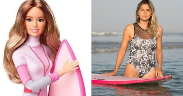 Surfista e ativista Maya Gabeira está na nova coleção de mulheres inspiradoras da Barbie﻿