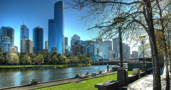 parque em melbourne, na austrália