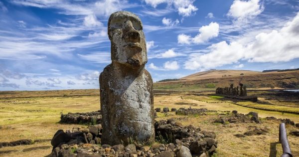 mudanças climáticas ameaçam patrimônios da humanidade, como os totens da Ilha de Páscoa